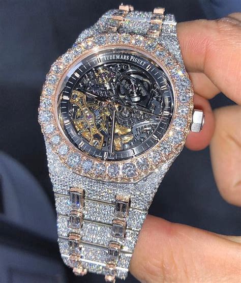 replica ap iced out|ap skeleton watch iced out.